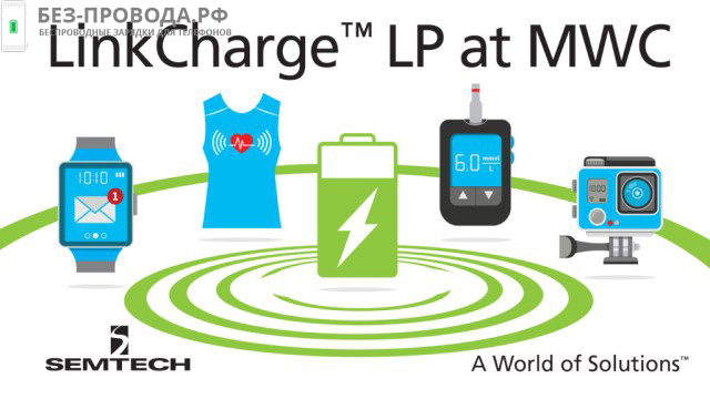 Semtech LinkCharge демонстрирует многократную беспроводную зарядку