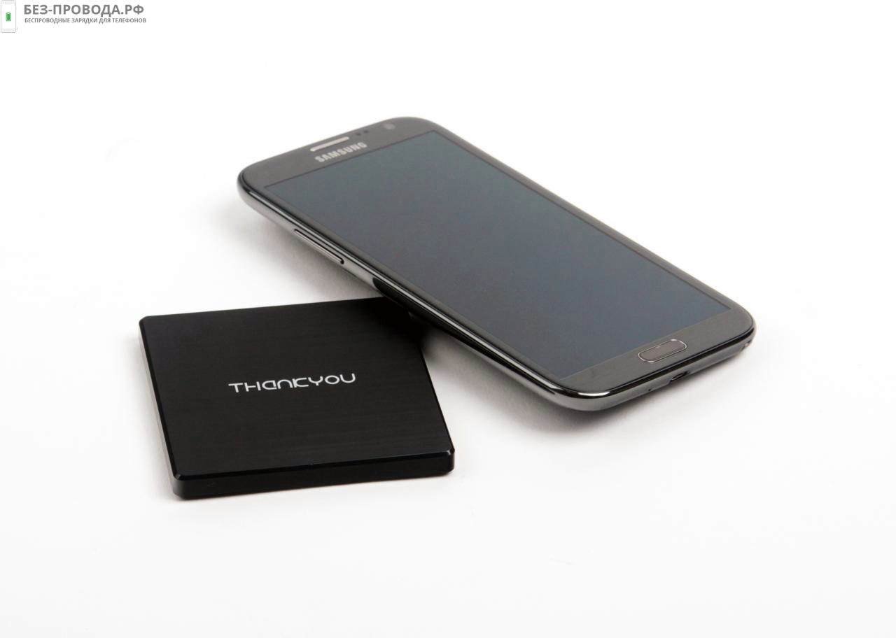 QI ���������� THANK YOU WIRELESS CHARGING PAD (1446)